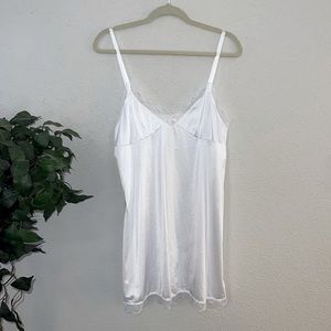 Cabernet Nightgown with Lace Trim